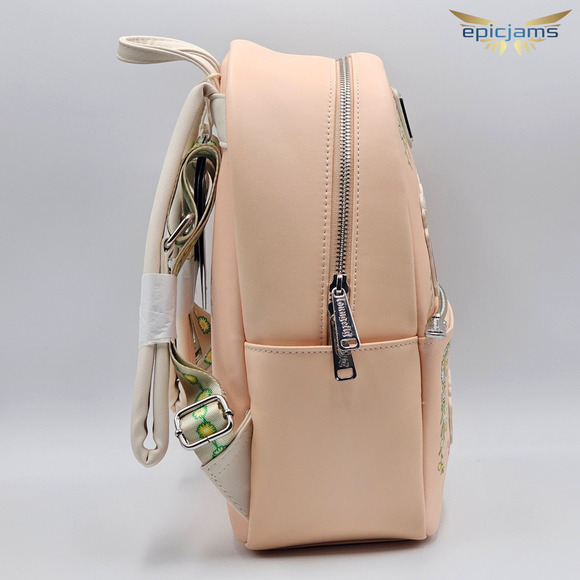 Loungefly Disney Lady and the Tramp Daisy Portrait Floral Mini Backpack Bag New - Picture 5 of 6